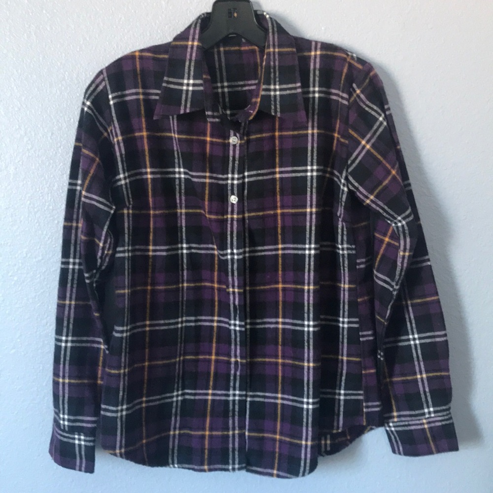 Purple Plaid Flannel